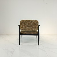 Ensemble de chaises longues confortables en bois massif faites à la main, inclinables, ergonomiques, pour l'extérieur, la salle à manger, le salon, meubles minimalistes