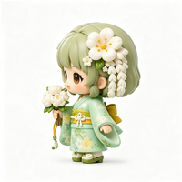 Jouet d'art en PVC personnalisable, écologique, promotionnel, de style japonais, magnifique personnage de poupée, pour cadeaux de bienvenue et fêtes
