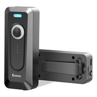 Eyoyo Portable Mini 1D 2D QR Code Reader Bluetooth Inalámbrico USB con cable Inventario Escáner de código de barras para iPhone iPad Teléfono