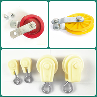 Poulie de ligne d'alimentation de poulet potable de volaille accessoires d'élevage de bétail poulie en nylon mentale