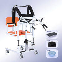 Chaise élévatrice multifonctionnelle hydraulique pour personnes âgées, aide à la marche, déambulateur, transfert de patients hémiplégiques ou handicapés