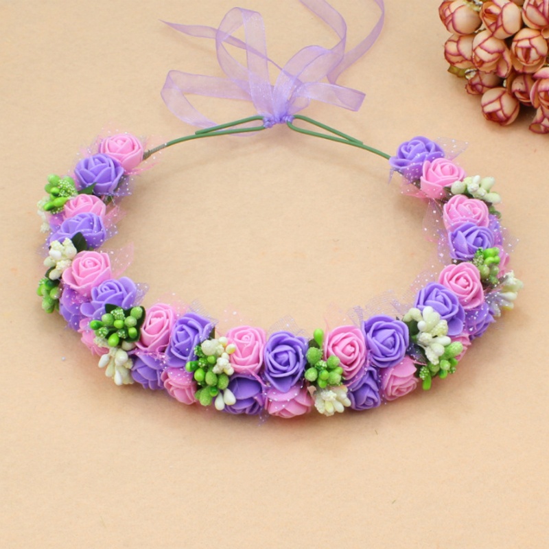 В наличии искусственный цветок корона головка цветок корона головная повязка