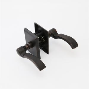 Maniglia per porta con leva <span class=keywords><strong>di</strong></span> <span class=keywords><strong>passaggio</strong></span> a destra in bronzo sfregato ad olio Vintage con rettangolo rosa <span class=keywords><strong>di</strong></span> alta qualità in ottone massiccio - Product Image 3