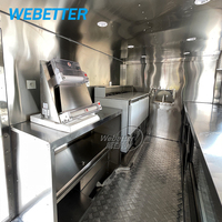 WEBETTER Concession Food Trailer Pizza Cuisine mobile Carritos De Comida Movil Food Truck Restaurant entièrement équipé à vendre