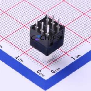 TK-6830-1 Push Button Switch Through hole Component THT Switch Double Pole Double Throw Self-Locking Square Plunger Through Hole - Product Image 2