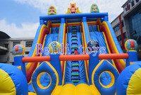 Robot en PVC du fournisseur professionnel sur le thème toboggan aquatique super gonflable château jardin école occasions éducatives d'aéroport