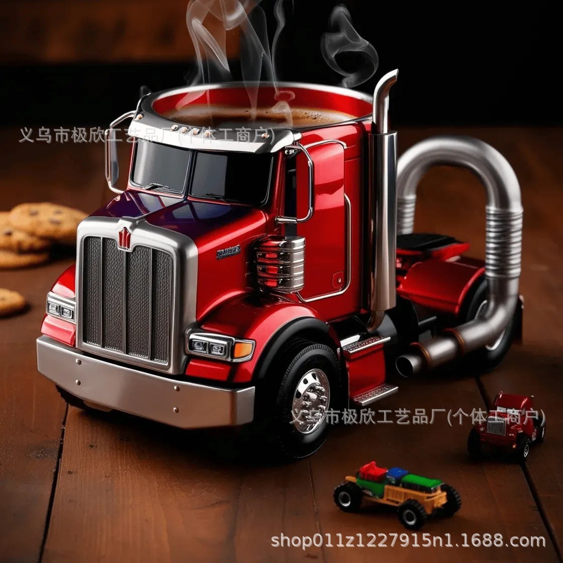 Tazza per camion rossa