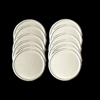 100 pièces de jetons de jeu d'arcade brillants double face, pièces métalliques personnalisées en acier de 23 mm et 25 mm pour machines de jeu, vente directe usine