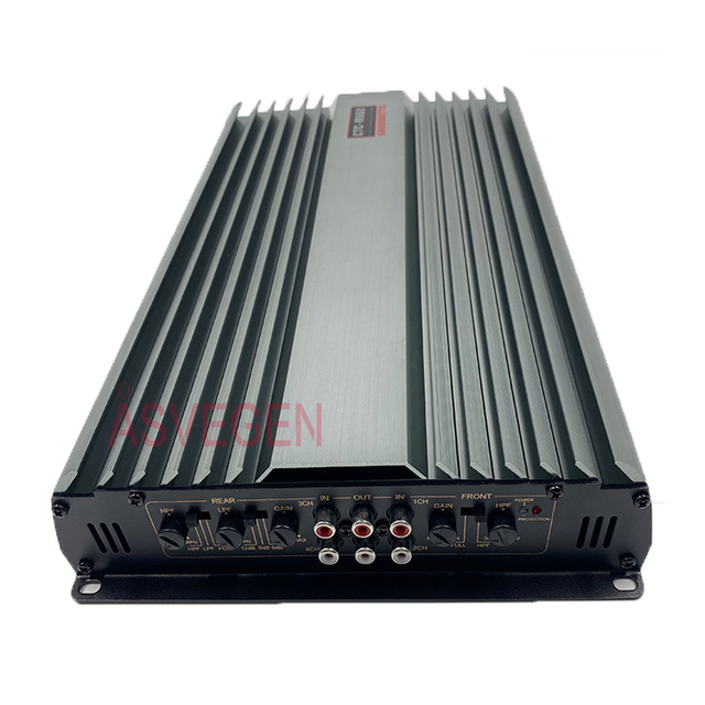Max 3200w High Quality Best Price Peak Power Car Audio Amplifier 6v Amplifier 60W*4 Channel Class Car Amplifier