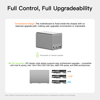 Nuevo Mini PC NAS Híbrido de 2 Bahías HY ME Pro, CPU Intel N95/N150, Mini Computadora de Escritorio, 16G LPDDR5