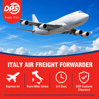 Luftfracht nach Italien DDP Tür-zu-Tür Expressversand von China FCO Rom Flughafen Spediteur Agent