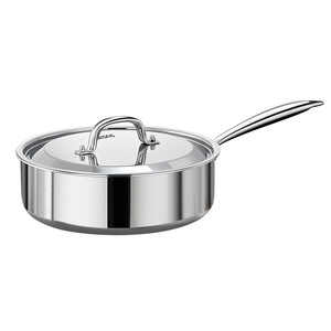 Poêle à frire en acier inoxydable Clang 316, 28 cm de profondeur, antiadhésive, pour cuisson à induction - Product Image 1