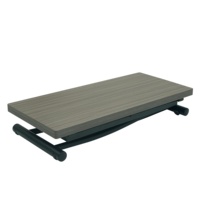 Table à manger moderne extensible et pliable avec plateau en bois de haute qualité, personnalisable, table basse, meubles gain de place
