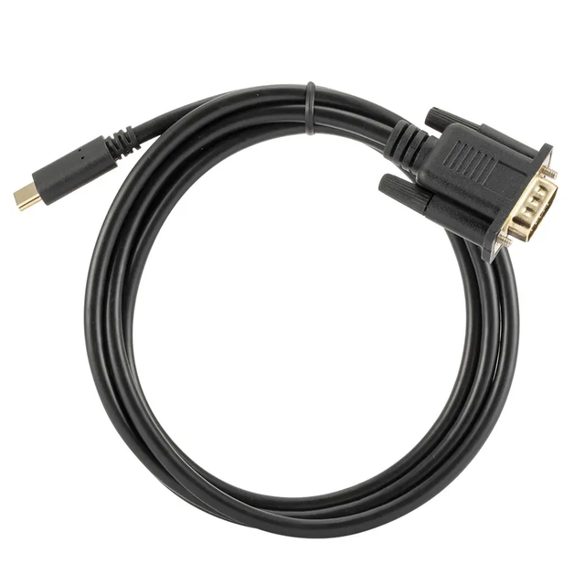 Mindpure 1.8m USB-C to VGA Cable 1080P 60Hz High-Speed Type-C to VGA for MacBook Pro iPad Surface Laptop Projector Monitor