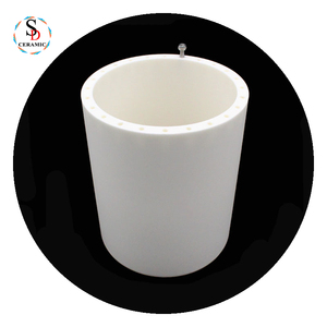 Большой диаметр <span class=keywords><strong>95</strong></span>% глинозема керамическая труба <span class=keywords><strong>Al2o3</strong></span> керамический цилиндр для высоких температур - Product Image 2