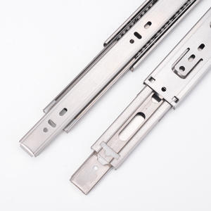 金属製レール引出しスライドモダンチャンネル調整可能ソフトクロージングアンダーマウント - Product Image 1