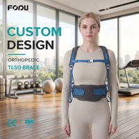 Orthèse dorsale ergonomique réglable TLSO personnalisée OEM pour le soutien du bas du dos et la correction de la posture