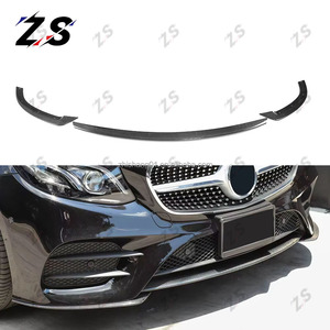 Lèvre avant de pare-chocs Sport en Fiber de carbone ZS C238 pour <span class=keywords><strong>Mercedes</strong></span> E200 E400 E500 coupé 2 portes 2017-2019 - Product Image 1