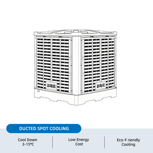 Keyuefeng Verdampingsluchtkoeler 30000cfm Buitenluchtkoeler Industrieel Voor <span class=keywords><strong>Malaysia</strong></span> - Product Image 2
