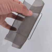 Fenêtres blindées RF en plexiglas, verre blindé, feuille de blindage EMI avec bords en cuivre pour blindage électrique conducteur RFI