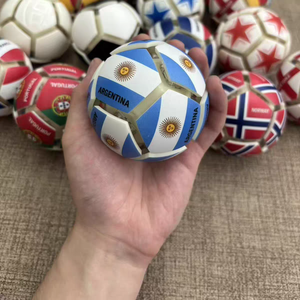 World National Flags Football Keychain Button Stress Relief Soccer Pendant Sport Themed Gift Fan Accessories for Daily Use - Product Image 2