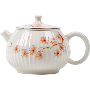 Guanlan Underglaze Painted Pine Breeze Teapot Porcelain Round With Lid Kung Fu <b>Tea</b> <b>Set</b> Afternoon <b>Tea</b> - Product Image 5