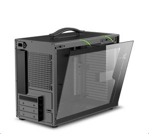 Boîtier d'ordinateur de jeu Micro ATX <span class=keywords><strong>Portable</strong></span> de bureau en alliage d'aluminium de haute qualité MATX <span class=keywords><strong>PC</strong></span> étuis d'ordinateur boîtier de jeu <span class=keywords><strong>PC</strong></span> - Product Image 5