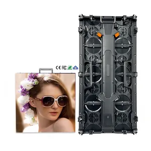500*500mm Outdoor Hd Video Led Display Screen 500*1000mm Rental Cabinet Led Display With Flight Case