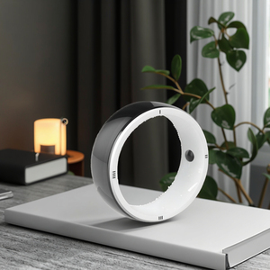Anillo inteligente R5 resistente al agua IP56 Dual Energy NFC RFID lector de tarjetas multifunción Fitness Tracker para Android Stone Veneer Smart - Product Image 2