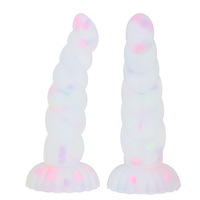 Jouet anal en silicone souple transparent et sûr, lumineux dans le noir, grand dildo anal, dildo géant, énorme dildo pour hommes