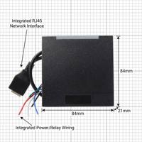 Lector de Tarjetas de Red TCP/IP con Interfaz POE RJ45, Lector RFID MQTT/HTTP/Modbus, 125khz ID y 13.56Mhz IC, Venta al Por Mayor de Fábrica, SDK Gratuito