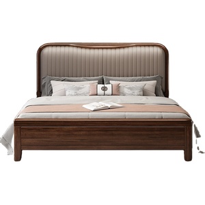 Walnut Wood Prince Prince Bed <strong>Kasal</strong> Sa <strong>Kasal</strong> Air Pressure Storage Bed Mga Kasangkapan Sa Silid -tulugan - Product Image 2