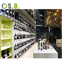 Rayonnage Haut de Gamme pour Magasin de Liqueur, Gondole pour Supermarché, Meuble pour Cave à Bière, Présentoir à Vins pour Commerce de Détail