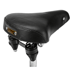 Asiento de Bicicleta con Base de Plástico y Respaldo de Rexine, Doble Resorte, Cómodo y Duradero, para Bicicletas de Carretera - Product Image 6