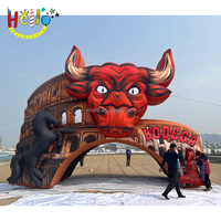 Cabine DJ thème événement tente tunnel de taureau scène gonflable pour les fêtes
