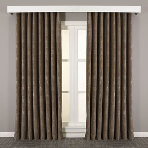 Tenda di lusso del tessuto del velluto dell'ombra oscurante del poliestere manuale di alta qualità del fornitore della tenda per il salone - Product Image 1