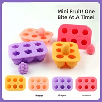 Industriële 3D fruit siliconen mal aardbei mango ananas ijsroom mousse food grade voor hoogvolume productie OEM