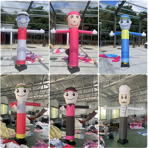 <span class=keywords><strong>Muñeco</strong></span> Publicitario Inflable Impermeable Multicolor de Dibujos Animados, Bailarín de Aire Ondulante de 12 pies de Altura con Ventilador Incorporado, Dios de la Riqueza para Lavado de Coches - Product Image 5