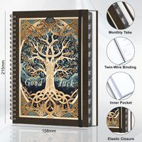 Carnet de notes personnalisé pour étudiants, journal quotidien et hebdomadaire, agenda spirale, planificateur non daté, impression personnalisée, papier avec film mat