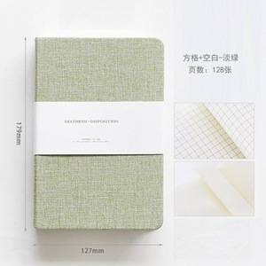 Bloc de notas con logotipo personalizado, novedad, papelería, 72K/32K de tapa dura gruesa, diario en blanco, cuaderno portátil para oficina, uso escolar, cuero - Product Image 3