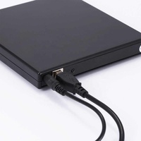 Slim External Optical Drive USB 2.0 DVD Combo DVD ROM Player CD-RW Burner Writer Plug and Play for Macbook Laptop Desktop PC