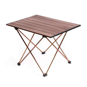 Mesa Plegable Compacta y Ligera para Barbacoa al Aire Libre, con Superficie de Aluminio y Bisagras Resistentes, Mesa Portátil para Camping y Picnic - Product Image 1