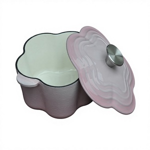 Pots <span class=keywords><strong>en</strong></span> <span class=keywords><strong>fonte</strong></span> émaillée très demandés, pots <span class=keywords><strong>en</strong></span> forme de pétale rose et pots de formes spéciales personnalisables <span class=keywords><strong>en</strong></span> couleur, taille et forme - Product Image 6