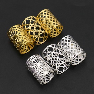 200 Piezas de Cuentas de Metal Chapadas en Oro para Rastas, Anillos y Brazaletes para el Cabello de 23 mm, Joyería para el Cabello para Bodas - Product Image 5