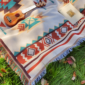 Factory Warehouse Stock Tapestry Camping Blanket Bohemian Pattern <strong>Throw</strong> Blanket <strong>Sofa</strong> Outdoor <strong>Cover</strong> - Product Image 5