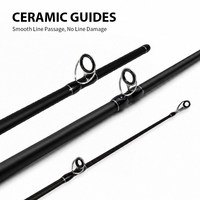 Caña de Pescar de Fibra de Carbono XH para Agua Dulce, 180cm, 210cm, 240cm, 270cm, 300cm, para Spinning y Casting, para Pescar Bagre, Bagre Cabeza de Serpiente y Otros Peces