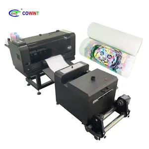 Cowint 배송 무료 a3 데스크탑 플러스 하나의 a3 dtf 티셔츠 프린터 공급 3600dpi 기계 파우더 쉐이커