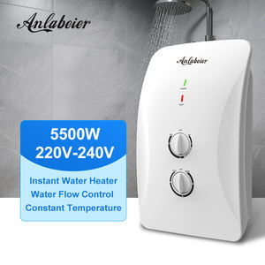 Chauffe-eau électrique instantané 3500W 5500W mural, corps en plastique, commande par bouton, pour marchés conservateurs - Product Image 4