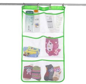 Mesh Bath Toy Organizer Hanging Multi-Use Net Bags Hanging Baby Bath Toy <b>Storage</b> & Bathroom or <b>Shower</b> Caddy-Set - Product Image 3