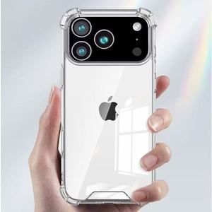 Crystal Clear Hard Back Acrílico Suave TPU Anti-caída A prueba de golpes 2 en 1mm Estuche transparente para <span class=keywords><strong>iPhone</strong></span> 17 Pro Max Air - Product Image 4